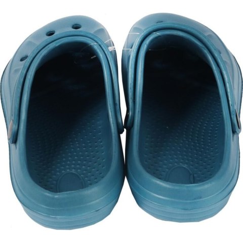 MĘSKIE KLAPKI ogrodowe/basenowe buty LEKKIE chodaki PIANKOWE NIEBIESKIE 42