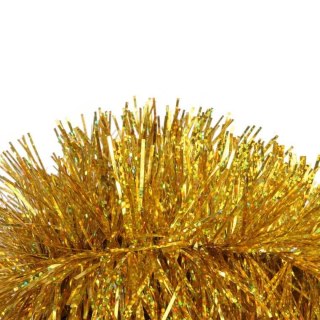 Złoty Łańcuch Choinkowy Fluorescencyjny fi 7 cm, 2 m - GOLIAT PIŁA POLSKA