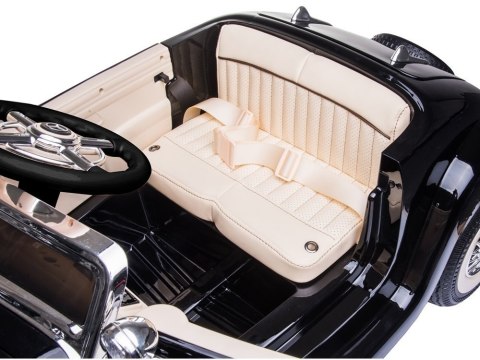 Auto Na Akumulator Mercedes 540K Klasyk Premium Światła LED MP3 Czarny