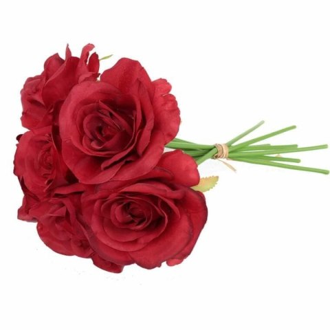 BUKIET 7 RÓŻ 37 CM KOLOR CZERWONY