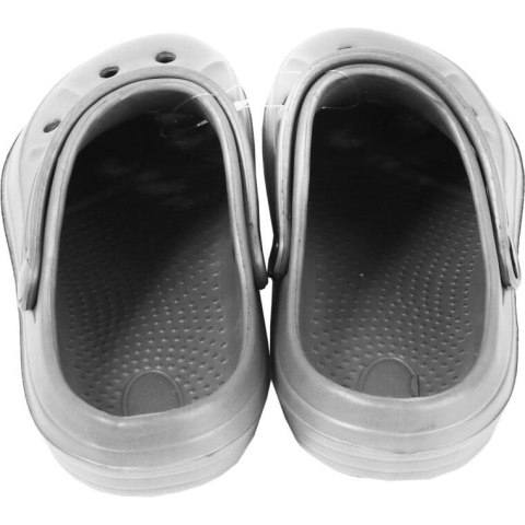 MĘSKIE KLAPKI ogrodowe/basenowe buty LEKKIE chodaki PIANKOWE SZARE 43