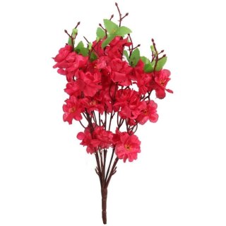 Bukiet 9 JABŁONI w kolorze RÓŻOWYM 38 cm