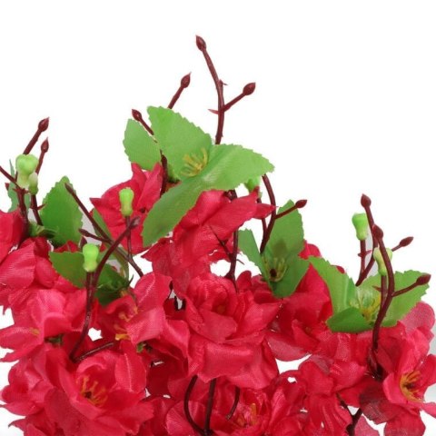 Bukiet 9 JABŁONI w kolorze RÓŻOWYM 38 cm