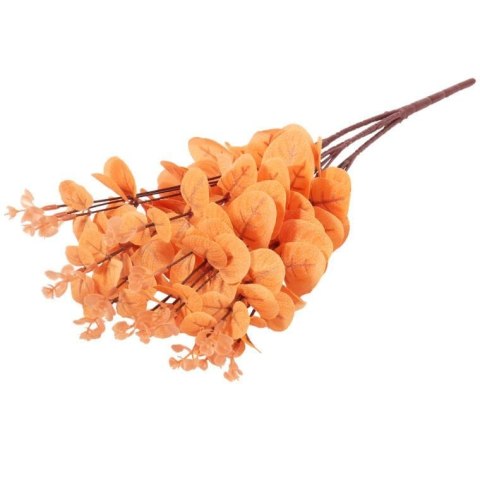 Bukiet liści EUCALIPTUSA w kolorze POMARAŃCZOWYM 50 cm