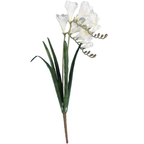 Gałązka 2 FREZJI 54 CM BIAŁA