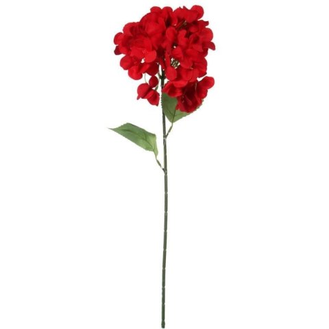 Gałązka HORTENSJI 68 CM BORDOWA