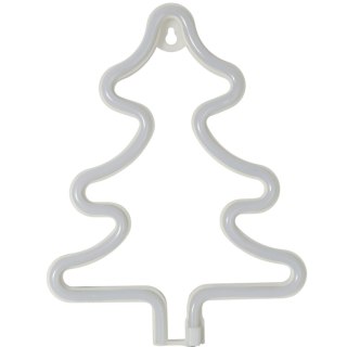 BOŻONARODZENIOWA DEKORACJA ŚWIETLNA LED - NEON CHOINKA 23 CM