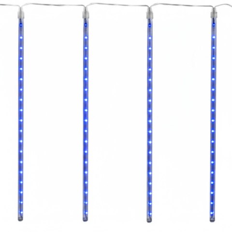 DESZCZ METEORÓW SOPLE LED LAMPKI SPADAJĄCY ŚNIEG 45CM NIEBIESKIE USB
