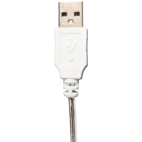 DESZCZ METEORÓW SOPLE LED LAMPKI SPADAJĄCY ŚNIEG 45CM NIEBIESKIE USB