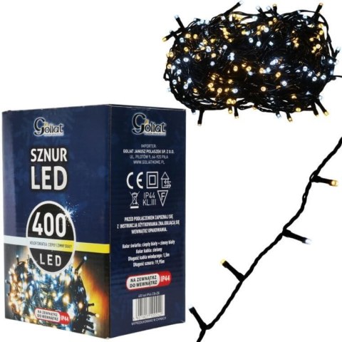 Lampki choinkowe sznur świetlny 400 LED mix C.B+Z.B