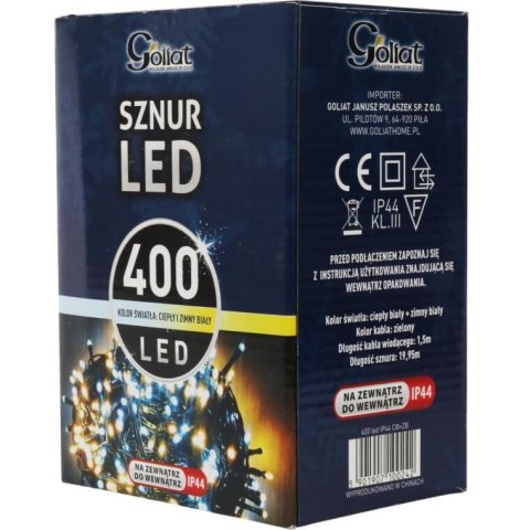 Lampki choinkowe sznur świetlny 400 LED mix C.B+Z.B