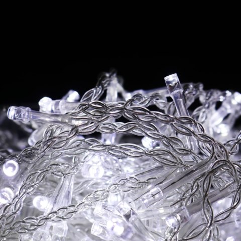 SOPLE 300 LED KURTYNA LAMPKI ZEWNĘTRZNE/WEWNĘTRZNE FLASH ZIMNY BIAŁY PROGRAMATOR 9 M
