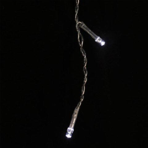 SOPLE 300 LED KURTYNA LAMPKI ZEWNĘTRZNE/WEWNĘTRZNE FLASH ZIMNY BIAŁY PROGRAMATOR 9 M