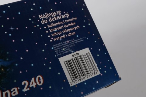Siatka ŚWIETLNA 240 LAMPEK Lampki Choinkowe multikolor