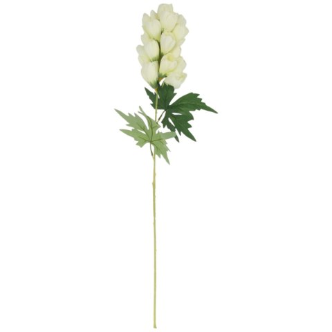 Gałązka pięknej ostróżki 65 cm kolor biały