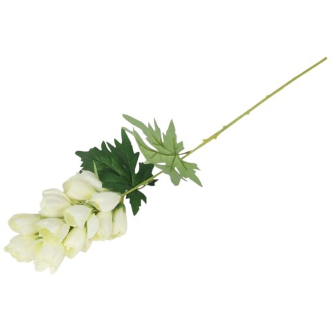 Gałązka pięknej ostróżki 65 cm kolor biały
