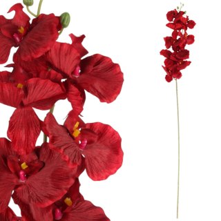 STORCZYK ORCHIDEA GAŁĄZKA 9 KWIATÓW 105 CM GŁĘBOKA CZERWIEŃ