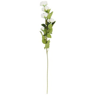 Gałązka 5 róż- biała KWIATY do wazonu 76 cm