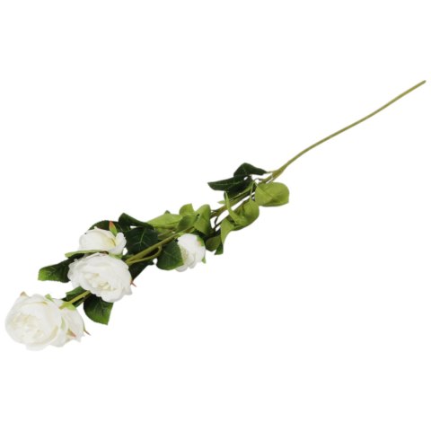 Gałązka 5 róż- łososiowa KWIATY do wazonu 76 cm