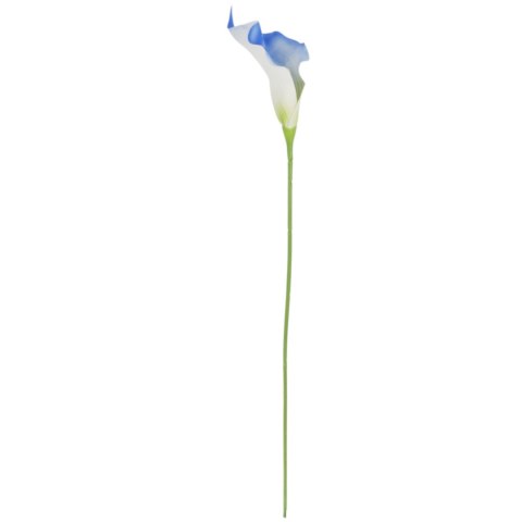 KALIA CALLA SILIKON GAŁĄZKA SZTUCZNA niebieska 67 cm