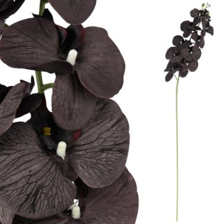 STORCZYK sztuczne kwiaty do wazonu GAŁĄZKA ORCHIDEA brązowa 100 cm