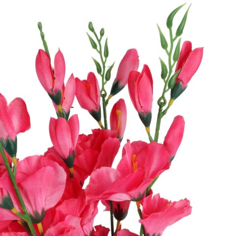 BUKIET 5 GAŁĄZEK MIECZYKÓW ciemno-różowy GLADIOLA 67 cm