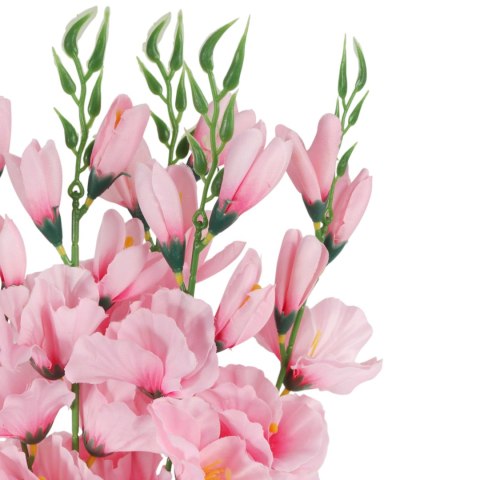 BUKIET 5 GAŁĄZEK MIECZYKÓW jasno-różowy GLADIOLA 67 cm
