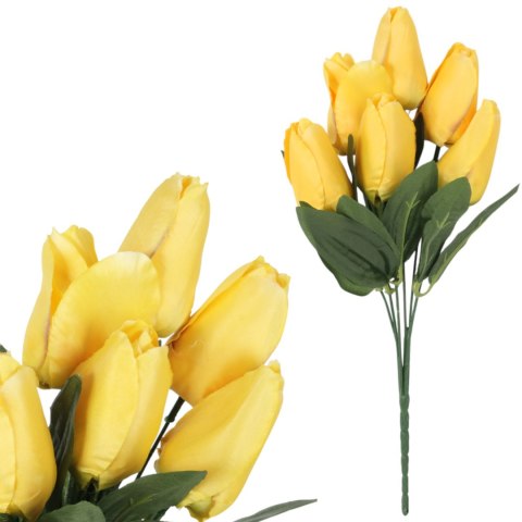 BUKIET 7 TULIPANÓW pomarańczowy 34 cm