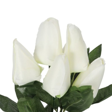 BUKIET 7 TULIPANÓW pomarańczowy 34 cm