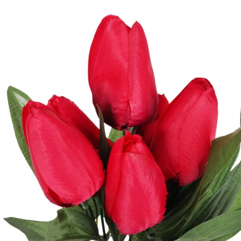 BUKIET 7 TULIPANÓW różowy 34 cm