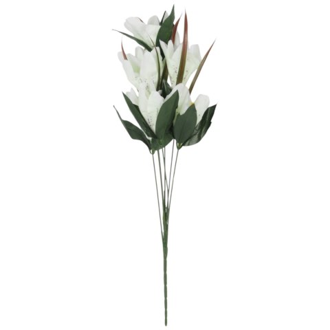 BUKIET 9 LILII biały 57 cm