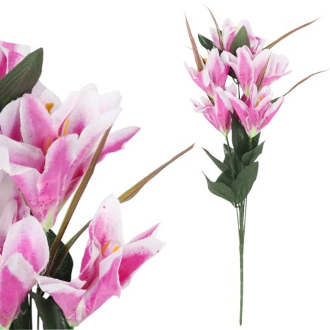 BUKIET 9 LILII fioletowy 57 cm