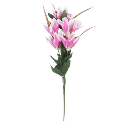 BUKIET 9 LILII fioletowy 57 cm