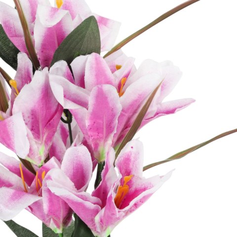 BUKIET 9 LILII fioletowy 57 cm