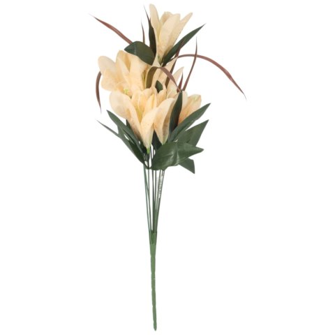 BUKIET 9 LILII kremowy 57 cm