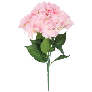 BUKIET HORTENSJI jasno-różowy 46 cm