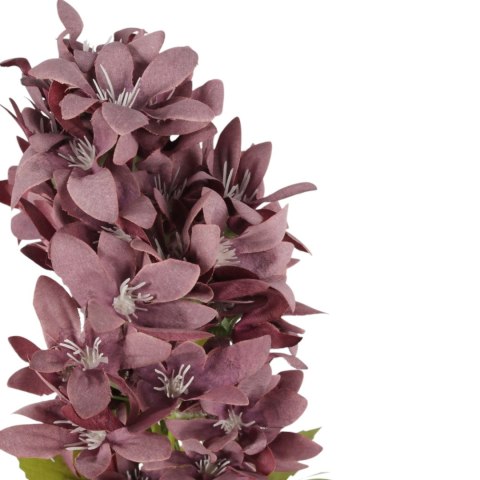 GAŁĄZKA KWIATÓW do wazonu HORTENSJA BUKIETOWA bordowa 58 cm