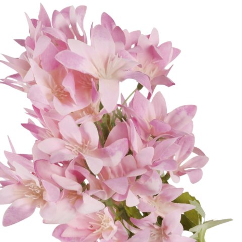 GAŁĄZKA KWIATÓW do wazonu HORTENSJA BUKIETOWA bordowa 58 cm