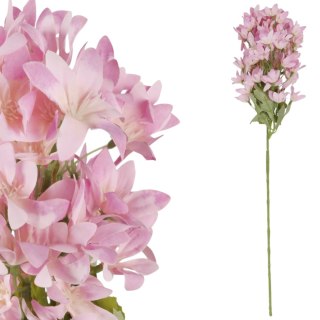 GAŁĄZKA KWIATÓW do wazonu HORTENSJA BUKIETOWA różowa 58 cm