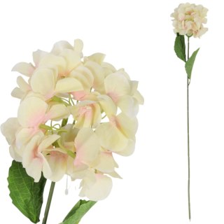 HORTENSJA KWIAT SZTUCZNY do wazonu kremowa 72 cm