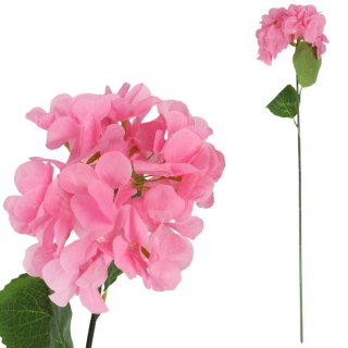 HORTENSJA KWIAT SZTUCZNY do wazonu różowa 72 cm