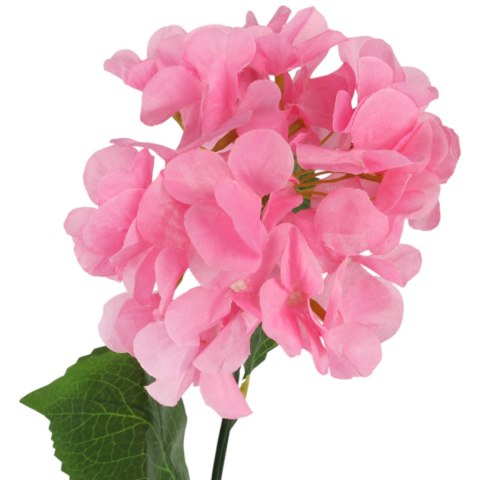 HORTENSJA KWIAT SZTUCZNY do wazonu różowa 72 cm