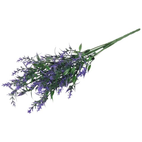 LAWENDA BUKIET SZTUCZNY dodatek do kompozycji FIOLETOWY 34 cm