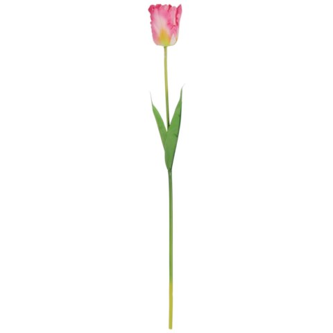 TULIPAN KWIAT SZTUCZNY do wazonu różowy 56 cm