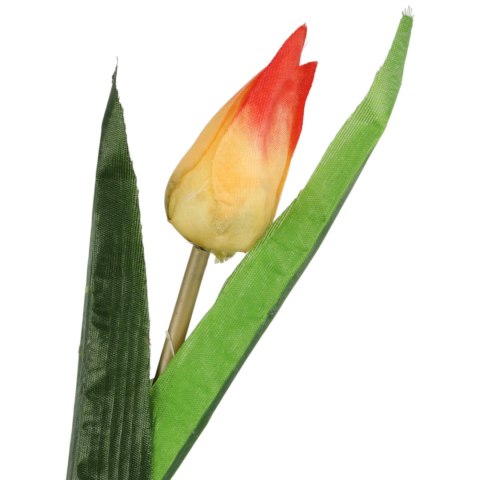 TULIPAN KWIAT SZTUCZNY do wazonu żółty 40 cm