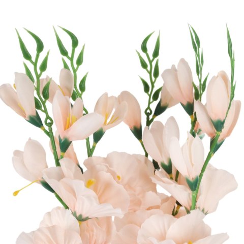 BUKIET 5 GAŁĄZEK MIECZYKÓW łososiowy GLADIOLA 67 cm