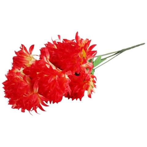 BUKIET 7 DUŻYCH CHRYZANTEM CIENIOWANYCH 58 CM KOLOR ŻÓŁTO-POMARAŃCZOWY