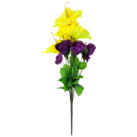 Bukiet 10 ŻONKILI Z IRYSAMI 52 cm