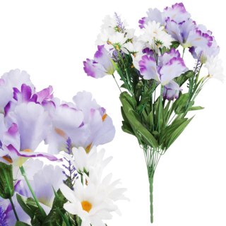 Bukiet 14 IRYSÓW Z MARGARETKAMI 50 cm