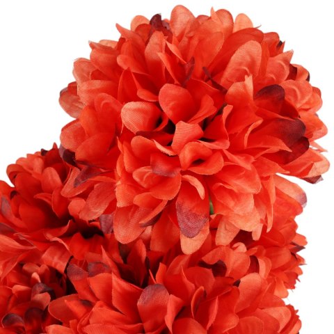 Bukiet 7 Dużych Chryzantem Sztucznych 72cm w Kolorze ŻÓŁTYM